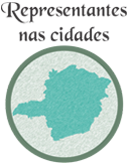 Representantes nas Cidades (Mapa de Minas Gerais)